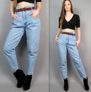 80s Ascente Paperbag Jeans
